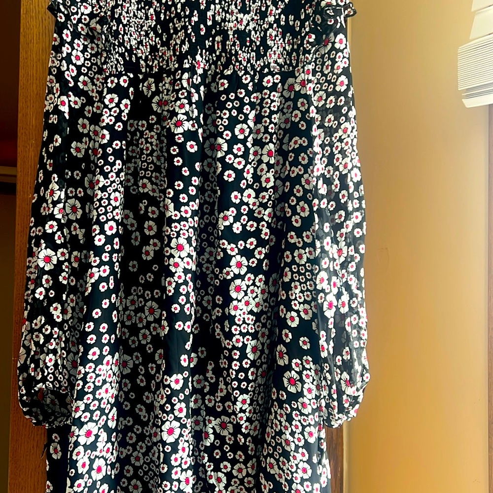 The KOOPLES SHORT FLORAL DRESS